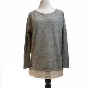 silence and noise knobby knit sweater size xs